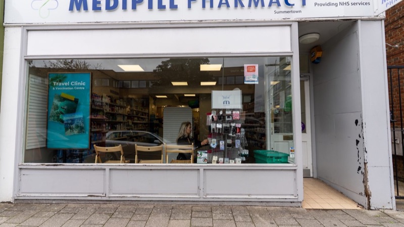 MediPill Pharmacy Summertown shopfront