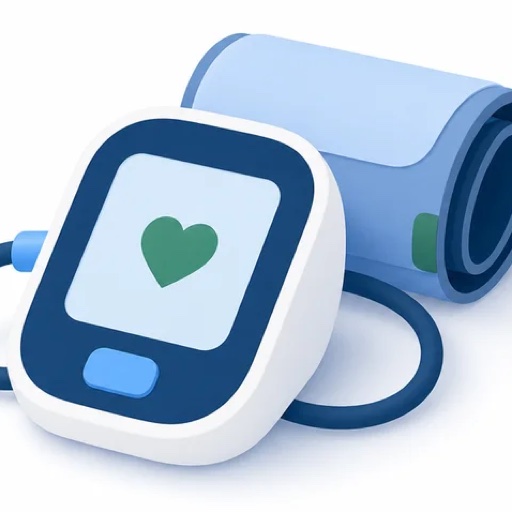 Blood pressure check illustration