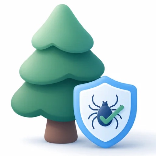 Tick-borne encephalitis vaccination illustration