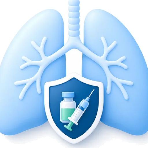Whooping cough vaccination illustration